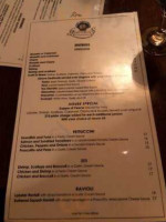 Giacomo's menu