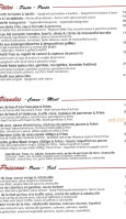 Bella Vita menu