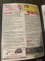 Woody's Diner menu