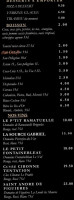 Le Petit Bew menu