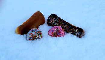 Cork's Old Fashioned Donuts food