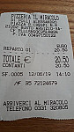 Pizzeria Il Miracolo menu