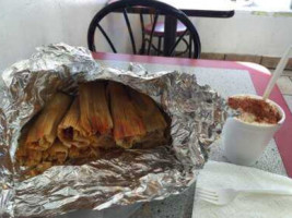 Tamales El Patio food