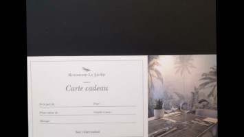 Le Jardin food