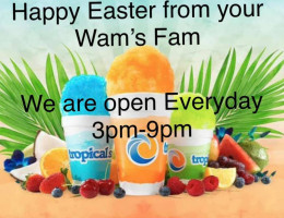 Wam's Tropical Sno Handmade Hawaiian Shaved Ice food