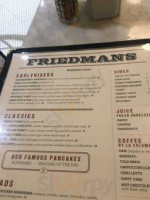 Removed: Friedman's menu