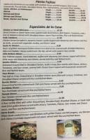 Taco Bob's Fiesta Grill menu