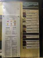 Next To Nowhere Ice Cream menu