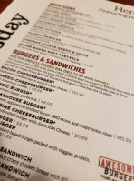 Ruby Tuesdays menu