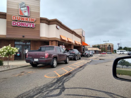 Dunkin' outside