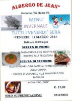 Il Di De Jean menu