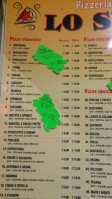 Pizzeria Lo Sfizio menu