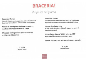 A Casa Di Dionisio menu