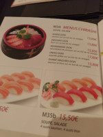 Sushi Kyo menu