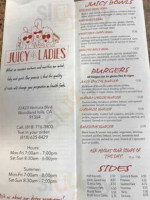 Juicy Ladies menu