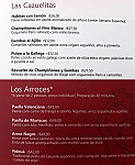 Entretapas menu