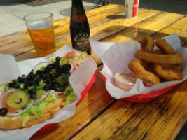 Famous Philly Cheesesteaks Beer Garden food