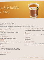 Columbus Cafe & Co Bordeaux Fnac menu