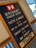 B & B Smokehouse food