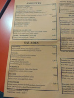 Le Barracuda menu