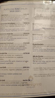 La Peregrina menu