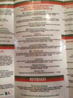 East Side Pizza menu