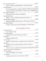 Beacon 443 Diner menu