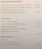 Le KOSTEN menu