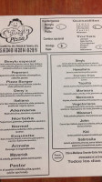 Benylu Pizza menu