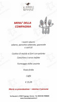 Il Roccolo Pizza E Vino menu