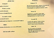 Trattoria Da Lina menu