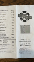 All Inn Pub Grub menu