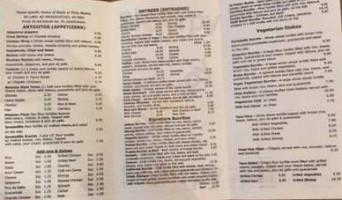 El Rancho Burritos menu