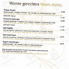 Volle Maan menu