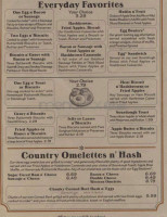 Cracker Barrel Old Country Store menu