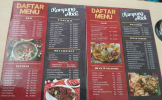 Kampung Abdi Saung Kang Otong food