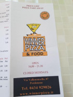 Winner Pizza Food Di Marcon Monica menu