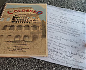 Colosseo menu