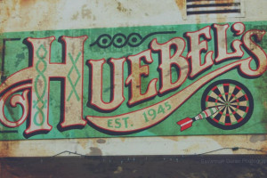 Huebel's Bier Garden outside