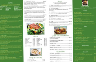 Saladfarm Sherman Oaks Galleria menu