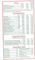 Royal Kings Pizza menu