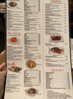 Silk Thai Cuisine menu