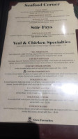 Vitos Pizzeria menu