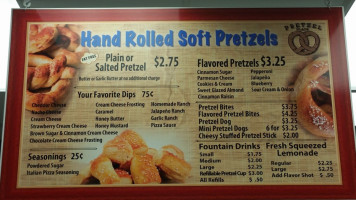 Pretzel Place menu