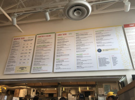 Tacodeli West menu