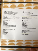 Sushi Nomi menu