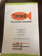 Sweet Poke menu