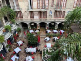 Spanish Patio At Mission Inn outside