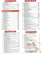 Spicy Thai Ii And Sushi menu