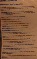 The Kasbah Lounge - Sacramento menu